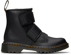 Ботинки Baby Black 1460 с двумя ремешками Dr. Martens