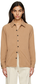 Светло-коричневая рубашка на пуговицах ZEGNA