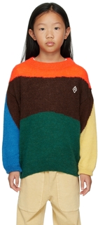 Разноцветный детский свитер Geo Bull The Animals Observatory