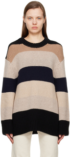 Разноцветный нефритовый свитер KHAITE