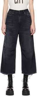 Черные широкие джинсы R13
