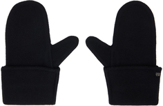 Черные двойные перчатки Totême Toteme