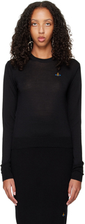 Черный свитер с бисером Vivienne Westwood