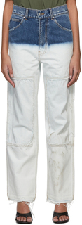 Белые джинсы плотника AMIRI