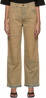 Светло-коричневые джинсы Carpenter AMIRI