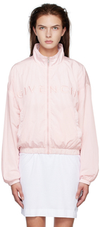 Розовый жакет с вышивкой Givenchy