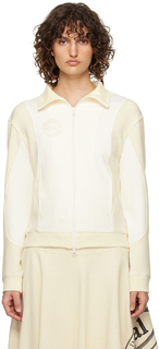 Бело-бежевая куртка со вставками TheOpen Product