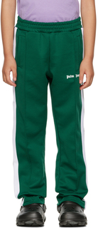 Детские зеленые спортивные брюки для отдыха Palm Angels