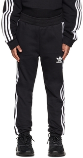 Детские брюки Adidas 3 Stripes, черный/белый