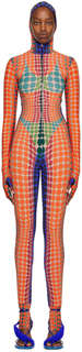 Комбинезон в оранжевый горошек Jean Paul Gaultier