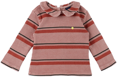 Детская рубашка в красную полоску Bonmot Organic