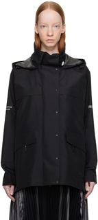4 Moncler HYKE Черная дышащая куртка Moncler Genius