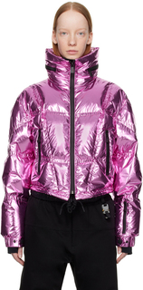 Розовый пуховик Valsorey Moncler Grenoble