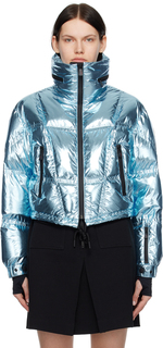 Синий пуховик Valsorey Moncler Grenoble