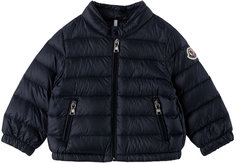 Темно-синий пуховик для малышей Acorus Moncler Enfant