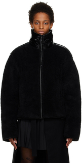 Черная куртка из технического флиса 032c