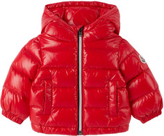 Пуховая куртка Baby Red New Aubert Moncler Enfant