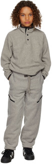 Детская серая флисовая куртка Essentials
