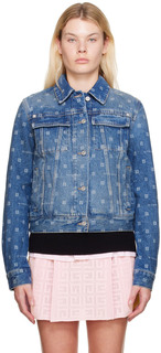 Синяя джинсовая куртка 4G Givenchy