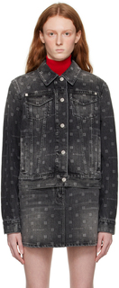 Черная джинсовая куртка 4G Givenchy