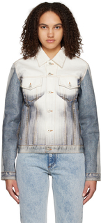 Синяя джинсовая куртка Jean Paul Gaultier Edition Y/Project