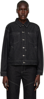 Черная джинсовая куртка Райдера Ksubi