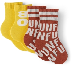 Детские красные и желтые носки Bobo &amp; Fun Socks Set Bobo Choses