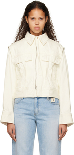 Джинсовая куртка со вставками Off-White Wooyoungmi