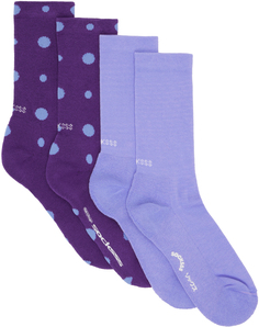 Набор из двух пар фиолетовых носков SOCKSSS
