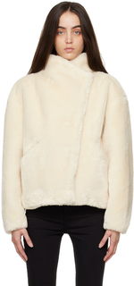 Куртка из искусственного меха на пуговицах Off-White FRAME