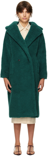 Зеленое пальто Teddy Bear Icon Max Mara