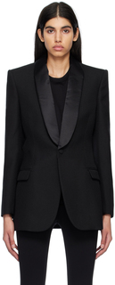 Черный пиджак-смокинг WARDROBE.NYC