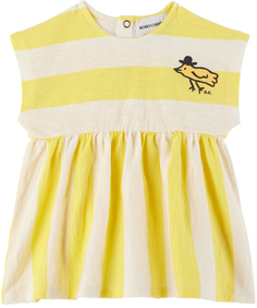Детское платье в желтую полоску Bobo Choses