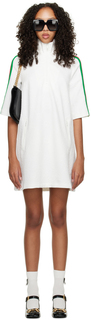 Белое мини-платье с узором GG Gucci