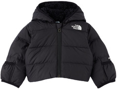 Черный пуховик с капюшоном Baby North The North Face Kids