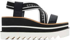 Черно-белые босоножки на платформе и каблуке Sneakelyse Stella McCartney
