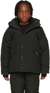 Детская черная парка Logan Parka Canada Goose Kids