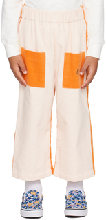 Детские оранжево-бежевые брюки Эму The Animals Observatory