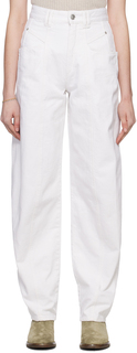 Белые ветанские джинсы Isabel Marant