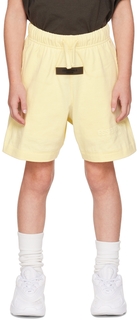 Детские желтые шорты из джерси Essentials