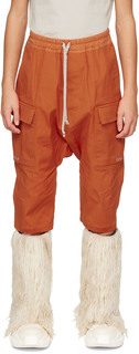 Детские длинные шорты-карго Orange Pods Rick Owens