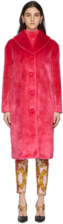 Розовое пальто \Fur For Fun\&quot;&quot; Moschino