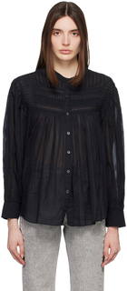 Черная рубашка Плалия Isabel Marant Etoile