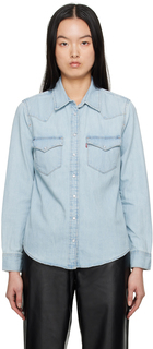 Синяя джинсовая рубашка в стиле вестерн Levi&apos;s Levis