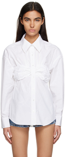 Белая рубашка со сборками alexanderwang.t