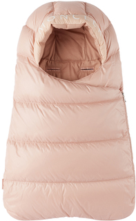 Baby Pink Down Nest Sleeping Bag Moncler Enfant