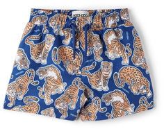 Голубые шорты для плавания Kenzo