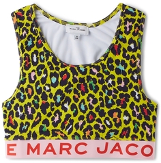 Детский спортивный бюстгальтер желтого цвета Cheetah Marc Jacobs