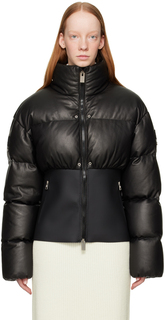 6 Moncler 1017 Alyx 9SM Черный короткий пуховик Yongal Moncler Genius