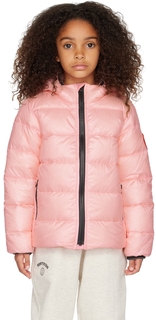 Детская розовая куртка с капюшоном Crofton Canada Goose Kids